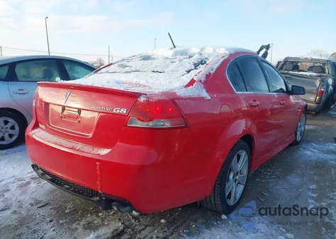 2009 Pontiac G8 из США, поврежденный, VIN 6G2ER57729L190060